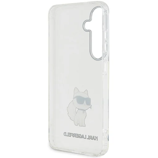 Samsung Galaxy S24 Original Pouch KARL LAGERFELD fliptok IML Choupette KLHCS24SHNCHTCT tok áttetsző - 7