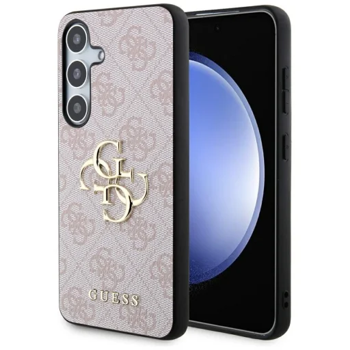 Original Case GUESS - kemény tok 4G Big Metal Logo GUHCS24S4GMGPI Samsung Galaxy S24 Pink tok - 1