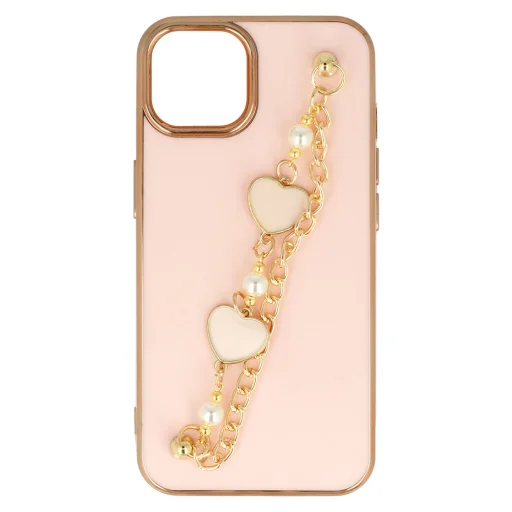 Trend tok iPhone 14 Plus design 3 világos rózsaszín tok - 4