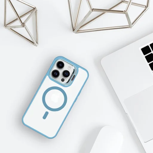 Tel Protect Kickstand Magsafe tok iPhone 13 Pro Max kék - 6