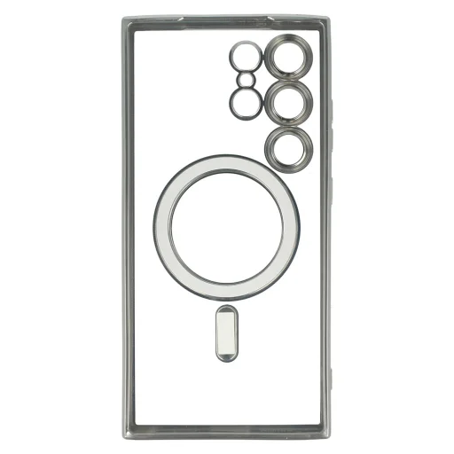 Metallic Magsafe tok Samsung Galaxy S24 Ezüst - 5