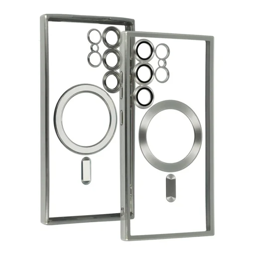 Metallic Magsafe tok Samsung Galaxy S24 Ezüst - 6