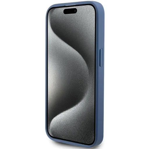Original Case GUESS hardcase 4G Stripe Collection GUHCP15LG4GLBL for Iphone 15 Pro blue tok - 5