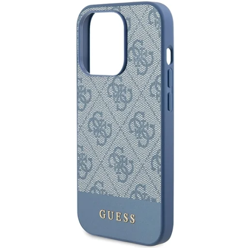 Original Case GUESS hardcase 4G Stripe Collection GUHCP15LG4GLBL for Iphone 15 Pro blue tok - 6