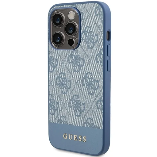 Original Case GUESS hardcase 4G Stripe Collection GUHCP15LG4GLBL for Iphone 15 Pro blue tok - 2