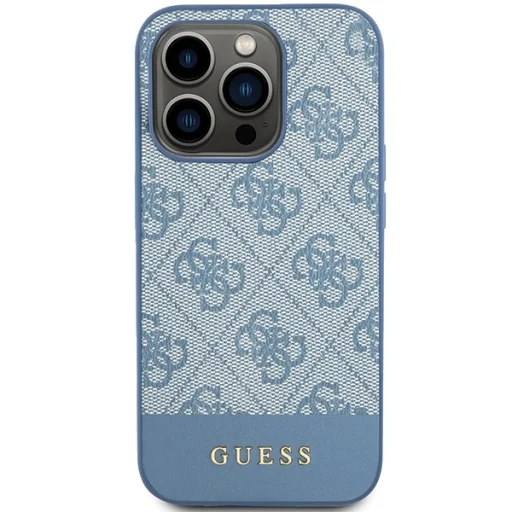 Original Case GUESS hardcase 4G Stripe Collection GUHCP15LG4GLBL for Iphone 15 Pro blue tok - 3