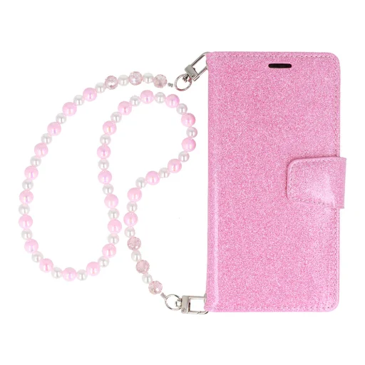 Liavec Glitter Magsafe Fliptok Samsung Galaxy S24 Plus pink tok - 4