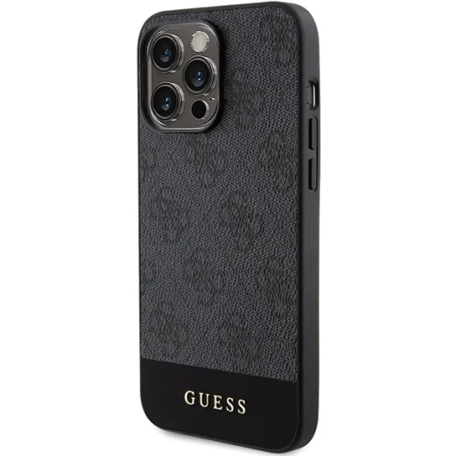 Original Case GUESS hardcase 4G Stripe Collection GUHCP15XG4GLGR iPhone 15 Pro Max tok szürke - 2
