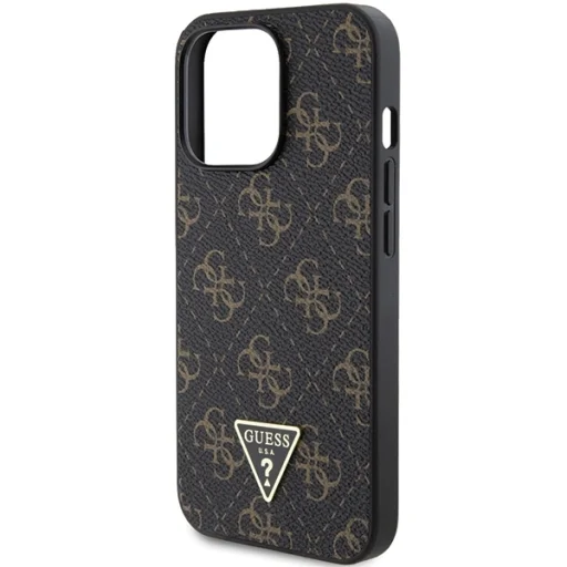 Original Guess 4G Triangle Metal Logo GUHCP14LPG4GPK hardcase tok iPhone 14 Pro fekete - 6