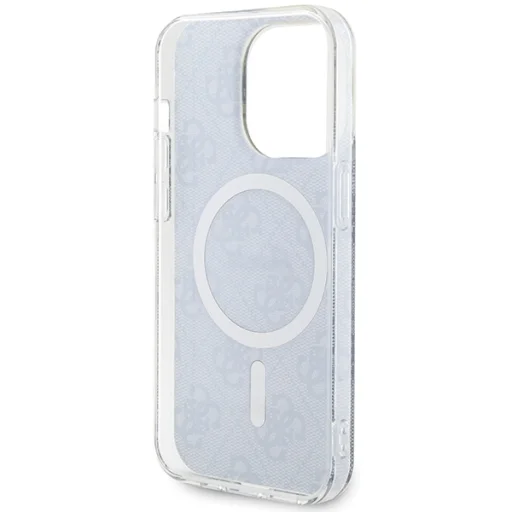 Original Guess IML 4G MagSafe tok GUHMP15LH4STB iPhone 15 Pro kék - 7