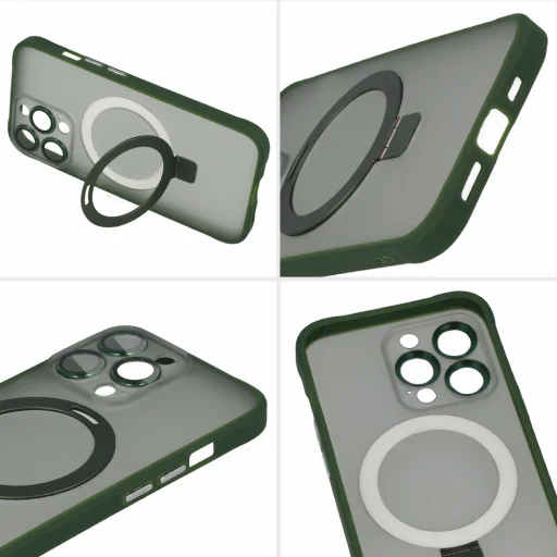 Tel Protect Mágikus Magsafe Állványtok iPhone 13 Pro Max zöld - 6