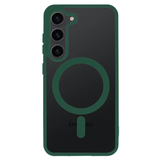 Akril Színes Magsafe tok Samsung Galaxy S24 FE zöld - 2