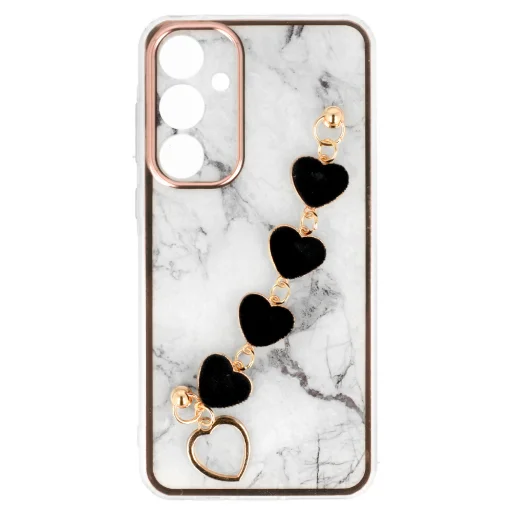 Trend fliptok Samsung Galaxy S24 design 6 fehér tok - 2