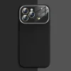 Soft Silicone Lens tok iPhone 15 Plus fekete thumbnail