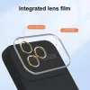 Soft Silicone Lens tok iPhone 15 Plus fekete thumbnail