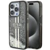 Original Case GUESS Liquid Glitter Gold Stripes GUHCP15LLFCSEGK iPhone 15 Pro tok fekete thumbnail