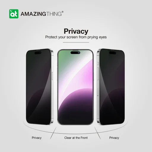 Amazing Thing Tempered glass Titan Privacy Glass IP156.1PRCFGLA for iPhone 15 üvegfólia - 9