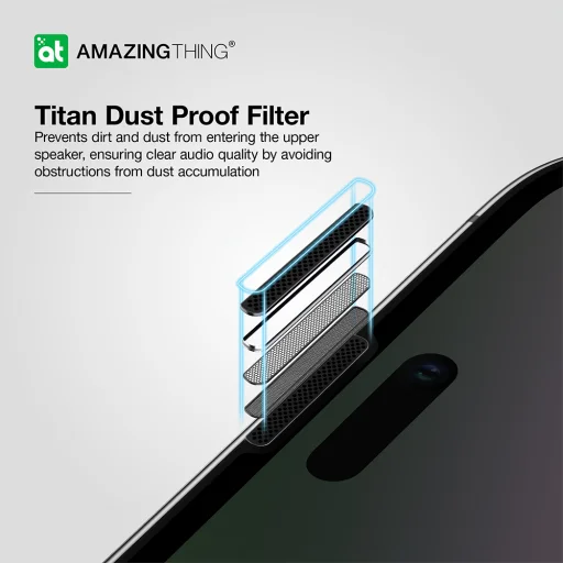 Amazing Thing Tempered glass Titan Privacy Glass IP156.1PRCFGLA for iPhone 15 üvegfólia - 5