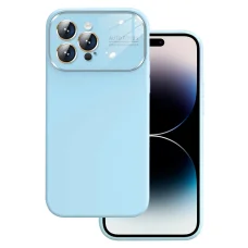 Soft Silicone Lens tok iPhone 13 Pro Max világoskék