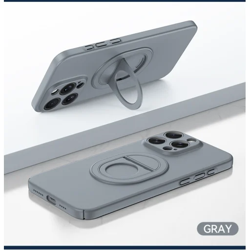 Tel Protect Magnetic Elipse iPhone 15 Pro tok szürke - 7