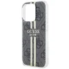 Original Case GUESS IML 4G Gold Stripe GUHCP15LH4PSEGK tok iPhone 15 Pro fekete thumbnail