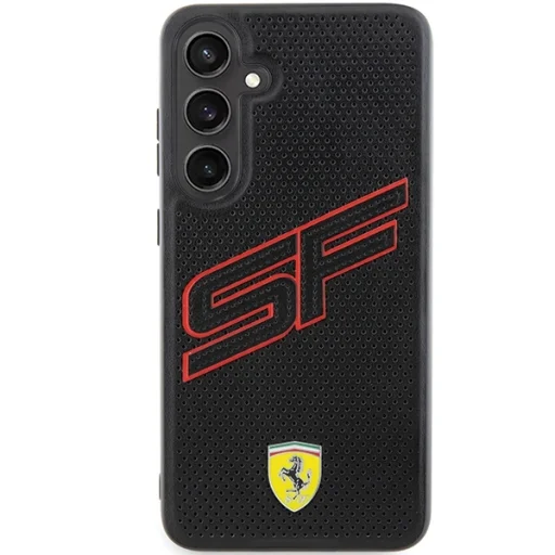 Eredeti FERRARI keménytok Big SF Perforated FEHCS24SPINK Samsung Galaxy S24-hez Fekete tok - 3