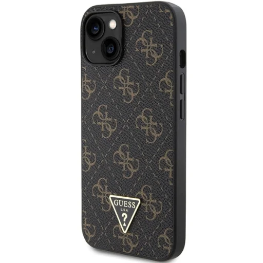 Original Case GUESS hardcase 4G Triangle Metal Logo GUHCP15MPG4GPK for iPhone 14 Plus/ 15 Plus fekete tok - 2