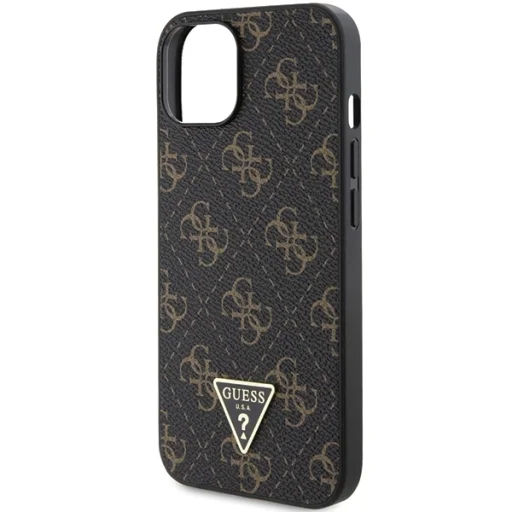 Original Case GUESS hardcase 4G Triangle Metal Logo GUHCP15MPG4GPK for iPhone 14 Plus/ 15 Plus fekete tok - 6