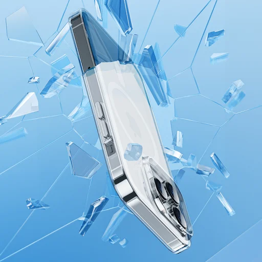  iPhone 15 Plus Átlátszó Benks Magnetic Crystal tok - 5