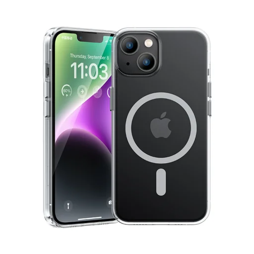  iPhone 15 Plus Átlátszó Benks Magnetic Crystal tok - 1