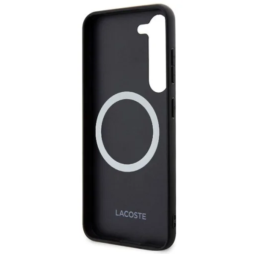  Samsung Galaxy S24 zöld Eredeti LACOSTE hardcase Iconic Petit Pique MagSafe LCHMS24SPVCN tok - 3
