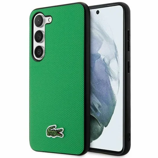  Samsung Galaxy S24 zöld Eredeti LACOSTE hardcase Iconic Petit Pique MagSafe LCHMS24SPVCN tok - 1