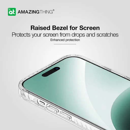 Amazing Thing Titan Pro Magsafe tok 10FT IP156.7TMCL iPhone 15 Plus átlátszó - 7