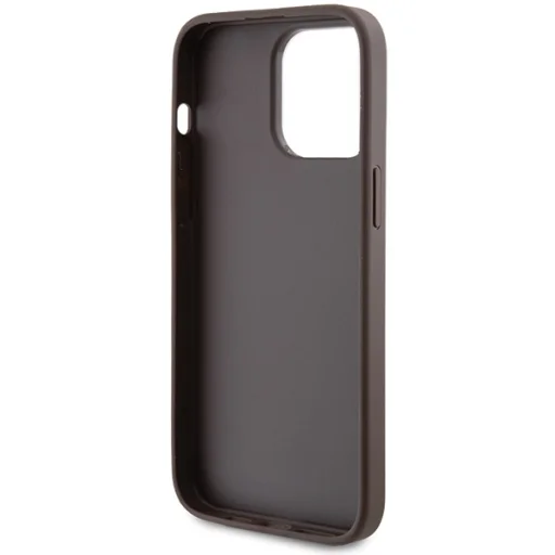 Original Case GUESS Hardcase 4G Metal Gold Logo GUHCP15XG4GFBR for iPhone 15 Pro Max Barna tok - 7