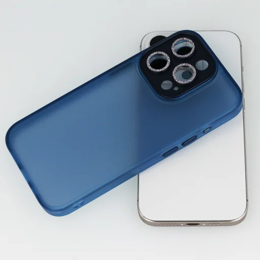 Liavec AG Matte Series tok iPhone 15 Pro Max kék - 5