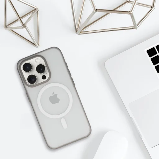 Liavec Warframe Magsafe Series tok iPhone 15 Plus-hoz titán - 6