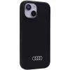  iPhone 15 Plus fekete Original Case AUDI hardcase szilikon tok AU-LSRIP15P-Q3/D1-BK - 2