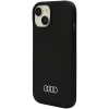  iPhone 15 Plus fekete Original Case AUDI hardcase szilikon tok AU-LSRIP15P-Q3/D1-BK - 3
