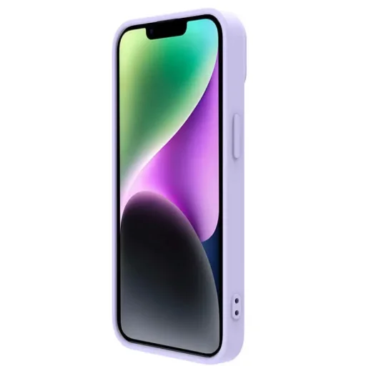 Nillkin CamShield Silky Szilikon Tok iPhone 15 Plus lila - 5
