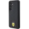 Original FERRARI kemény tok Carbon Stitched Bottom FEHCS24SN3PUK Samsung Galaxy S24 Fekete tok - 2