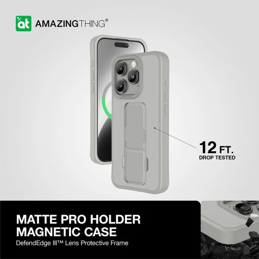 Amazing Thing Matte Pro Mag Case 12FT IP156.7PMPGY iPhone 15 Pro Max tok - 8
