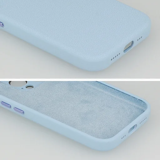 Tel Protect Lichi Soft tok iPhone 15 Plus-hoz világoskék - 4