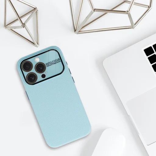 Tel Protect Lichi Soft tok iPhone 15 Plus-hoz világoskék - 5