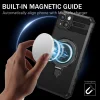 Tel Protect Armor Magsafe Metal Ring tok iPhone 15 Plus fekete thumbnail