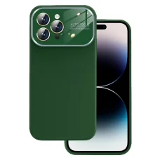 Soft Silicone Lens tok iPhone 14 Pro Max zöld