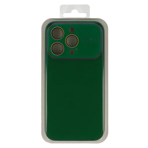Soft Silicone Lens tok iPhone 14 Pro Max zöld - 6