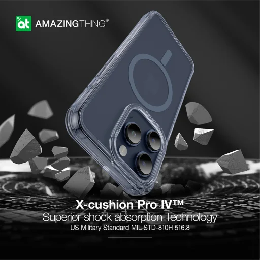 Amazing Thing Titan Edge Mag tok 15FT IP156.7PTEMBU iPhone 15 Pro Max navy - 9