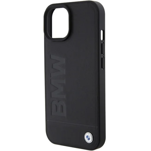  iPhone 15 Plus Black Original Case BMW Magsafe Leather Hot Stamp BMHMP15MSLLBK tok - 6