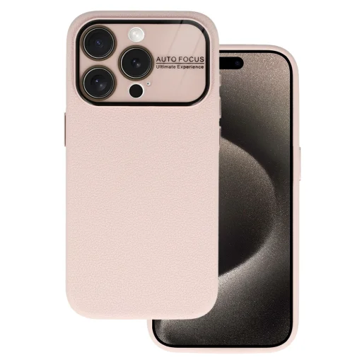 Tel Protect Lichi Soft Case tok iPhone 15 Pro Max beige - 1