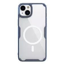 Nillkin Nature Pro Magnetic TPU tok iPhone 15 Plus átlátszó-kék
